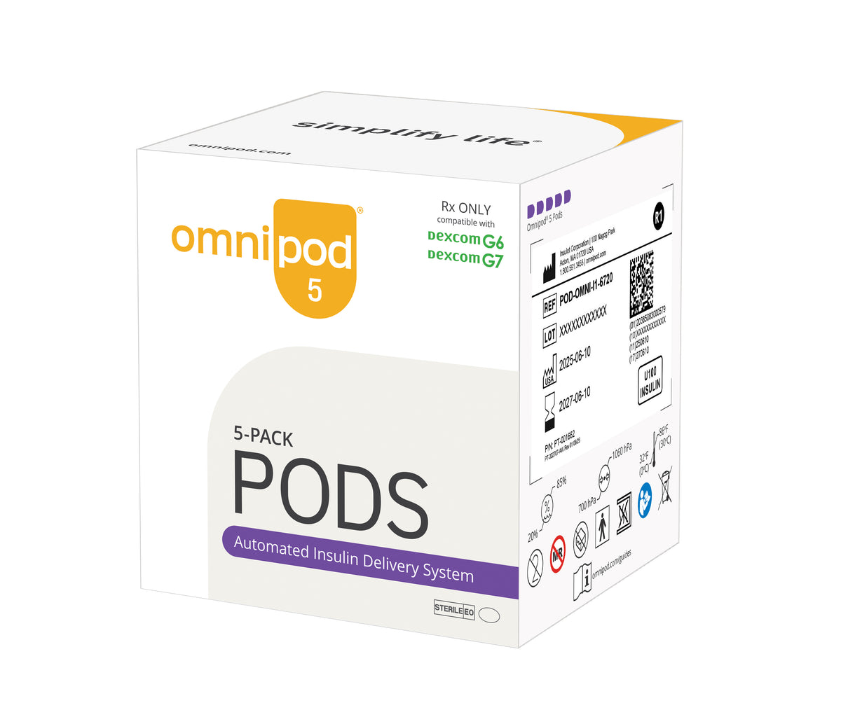 Omnipod 5 Dexcom G6/G7 Pods 5/BX